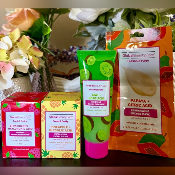 🆕🍍🍓 GLOBAL BEAUTY CARE “FRESH & FRUITY” SKIN CARE COLLECTION. BRAND NEW. - Picture 1 of 6